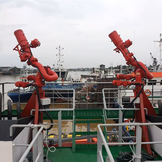 Monitor elétrico marinho de água contra incêndio para sistema de combate a incêndio